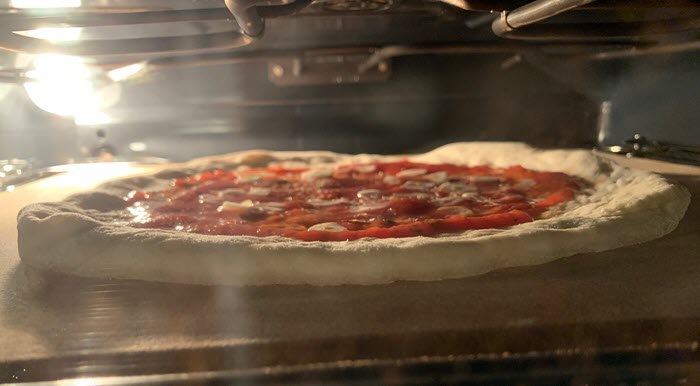 Marinara Pizza i ovnen