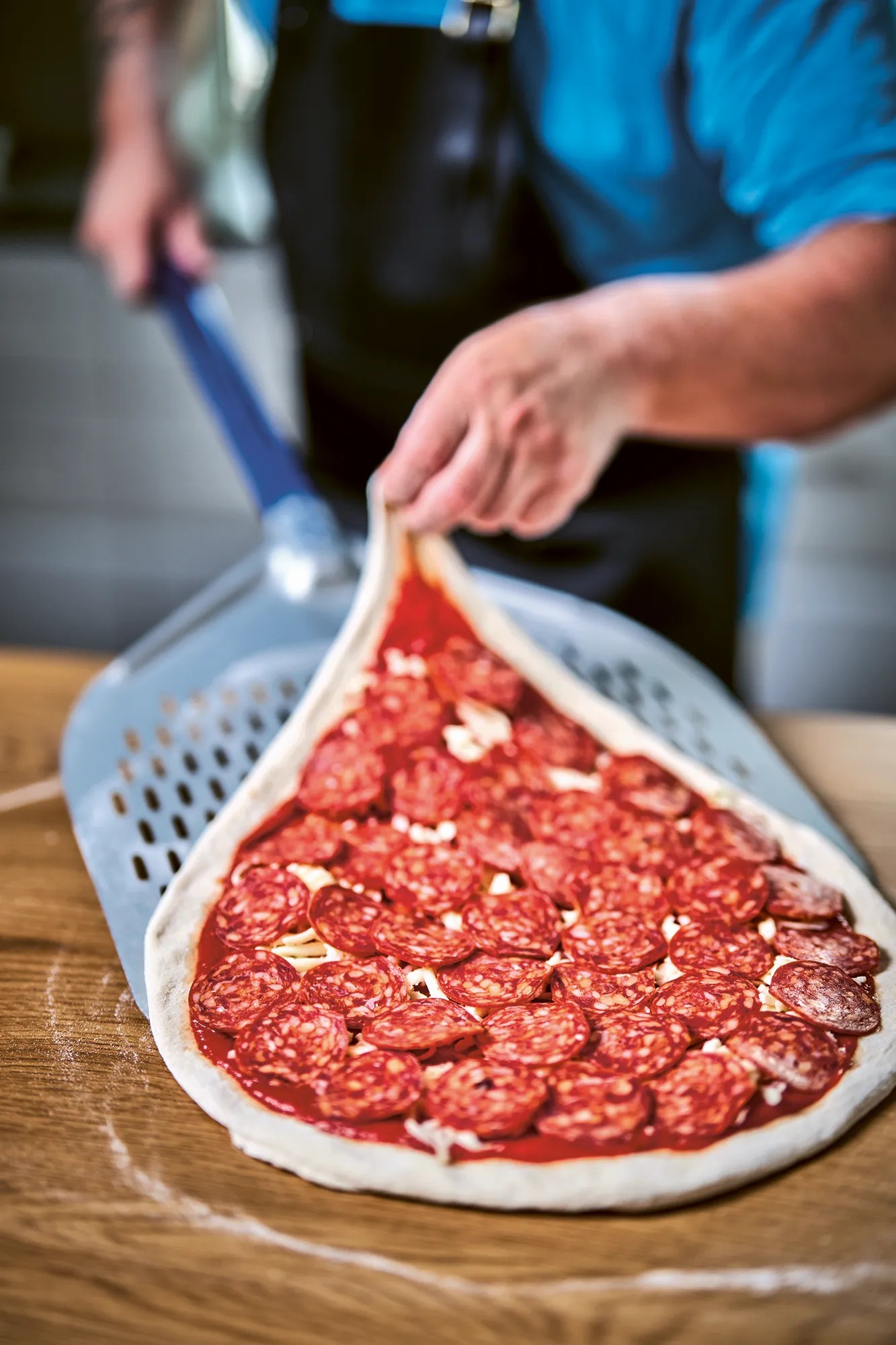 New York pizza med pepperoni New York pizza med pepperoni