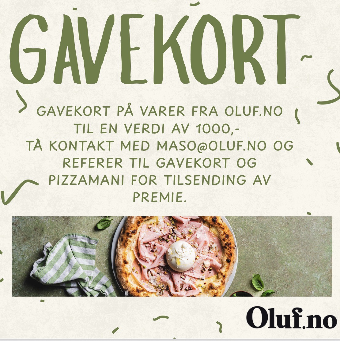 gavekort oluf